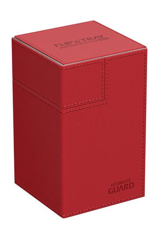 Ultimate Guard Flip'n'Tray Deck Case 100+ Standard Size XenoSkin Red