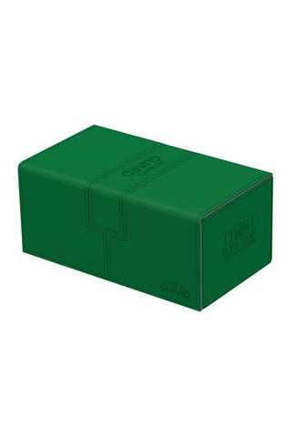 Ultimate Guard Twin Flip´n´Tray Deck Case 200+ Standard Size XenoSkin Green