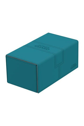 Ultimate Guard Twin Flip´n´Tray Deck Case 200+ Standard Size XenoSkin™ Petrol Blue