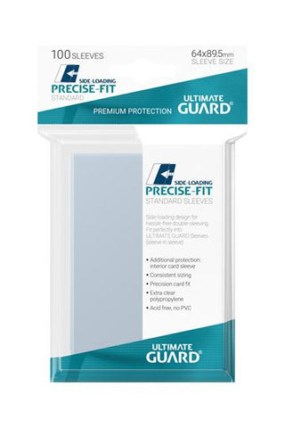Ultimate Guard Precise Fit Side Loading Sleeves Standard Size (100 sleeves)