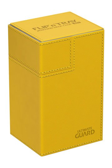 Ultimate Guard Flip'n'Tray Deck Case 80+ Standard Size XenoSkin™ Amber