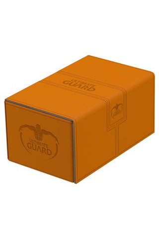 Ultimate Guard Twin Flip´n´Tray Deck Case 160+ Standard Size XenoSkin™ Orange
