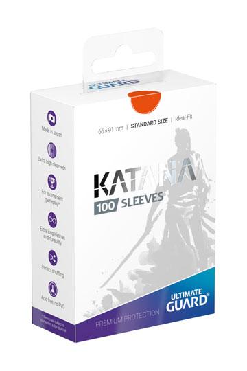 Ultimate Guard Katana Sleeves Standard Size Orange (100)