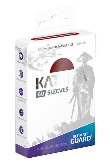 Ultimate Guard Katana Sleeves Japanese Size Red (60)