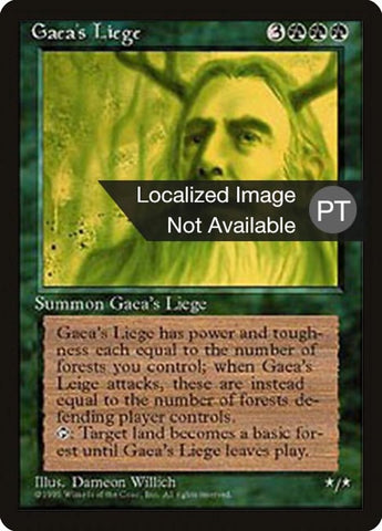 Gaea's Liege [Fourth Edition (Foreign Black Border)]