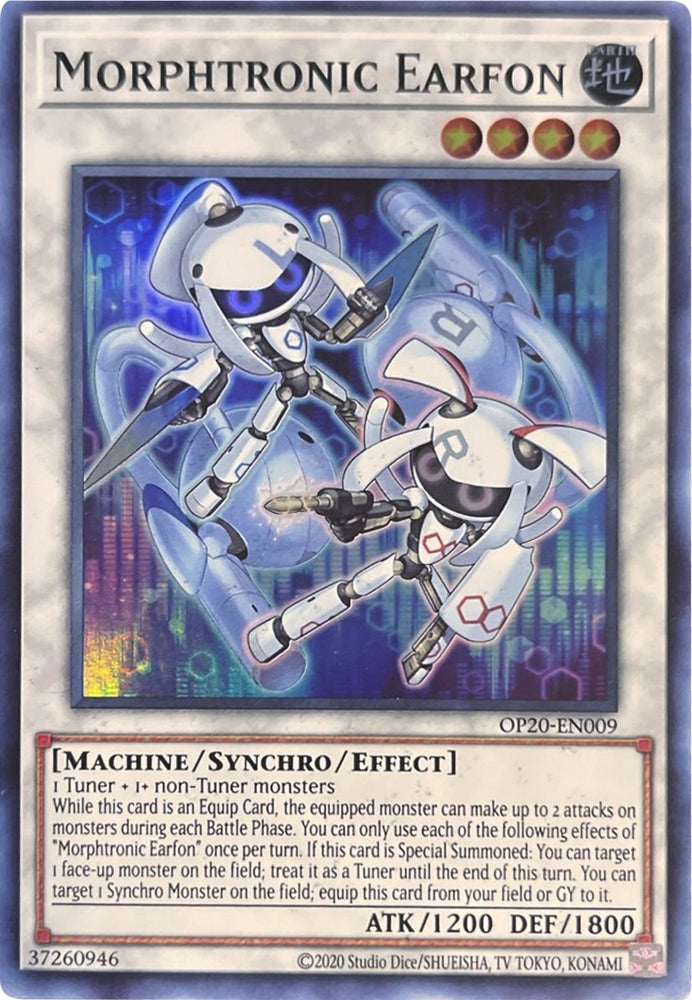 Morphtronic Earfon [OP20-EN009] Super Rare