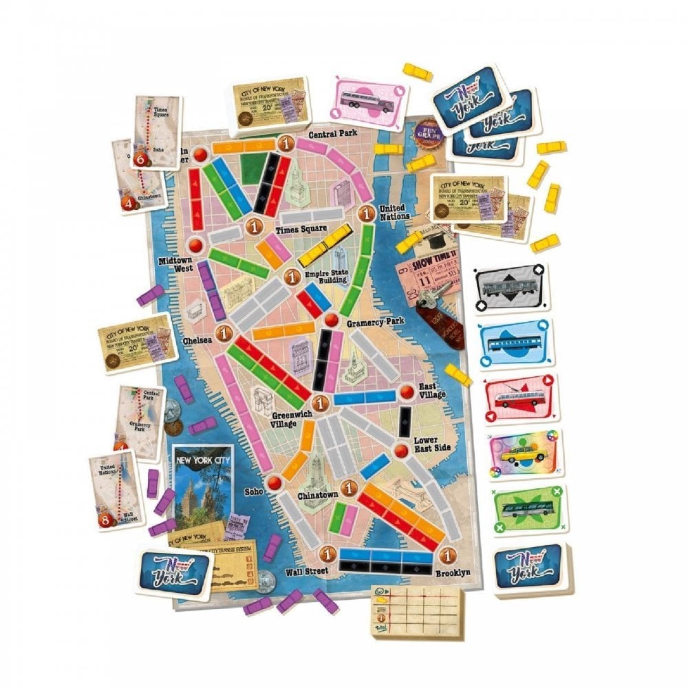 Ticket to Ride New York Board Game