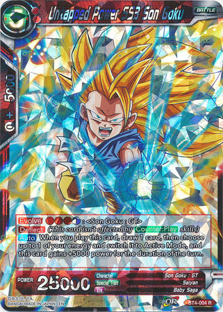 Untapped Power SS3 Son Goku (Shatterfoil) (BT4-004) [Dragon Brawl]