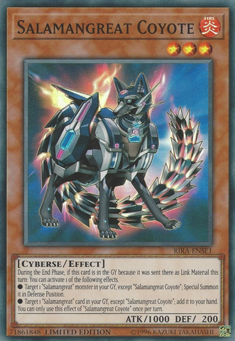 Salamangreat Coyote [RIRA-ENSE1] Super Rare