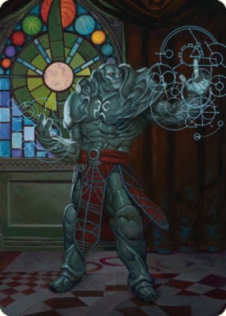 Karn, Living Legacy Art Card 2 [Dominaria United Art Series]