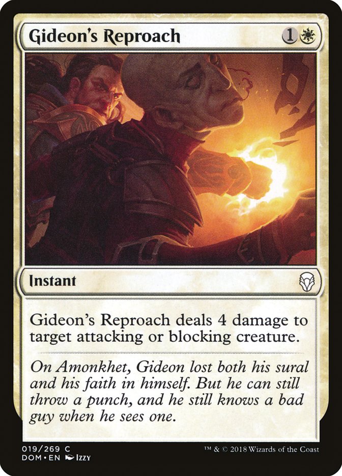 Gideon's Reproach [Dominaria]