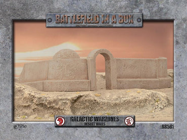 Battlefield In a Box - Desert Walls - Galactic Warzones