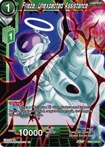 Frieza, Unexpected Assistance (Starter Deck Exclusive) (SD21-03) [Power Absorbed]