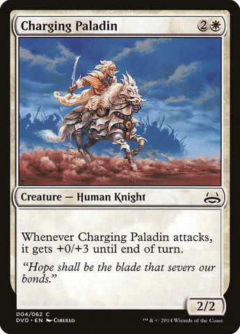 Charging Paladin (Divine vs. Demonic) [Duel Decks Anthology]