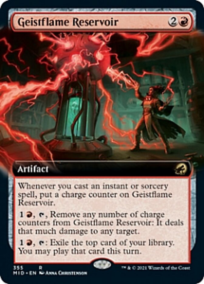 Geistflame Reservoir (Extended Art) [Innistrad: Midnight Hunt]