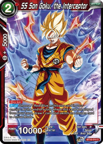 SS Son Goku, the Interceptor (BT16-014) [Realm of the Gods]