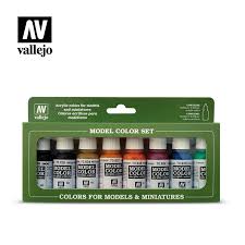 Vallejo Paint - Model Colors Set - Transparent Colors 8x17ml
