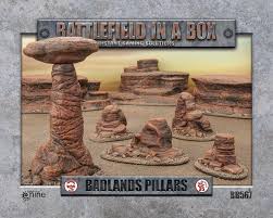Battlefield In a Box - Badland Pillars - Mars