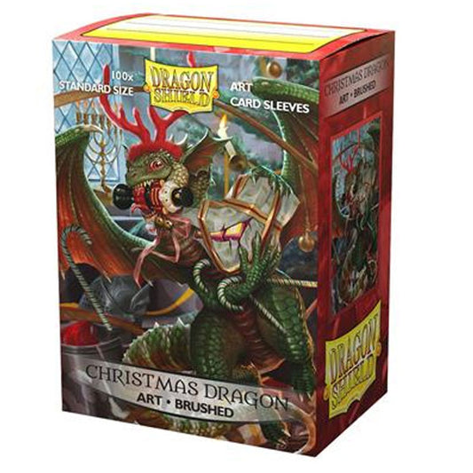 Dragon Shield Brushed Art Sleeves - Christmas Dragon 2020 (100 Sleeves) (EL)