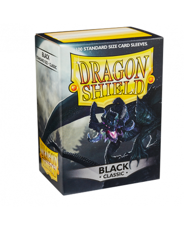 Dragon Shield 100 Standard Classic Sleeves - Black