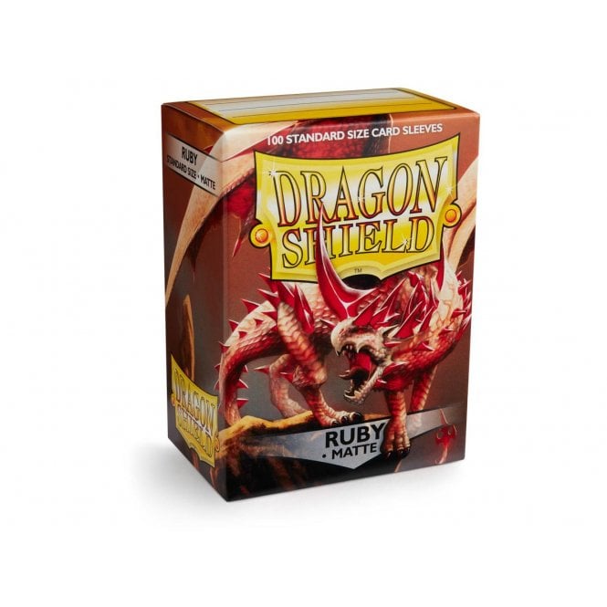 Dragon Shield Standard Matt Sleeves - Ruby