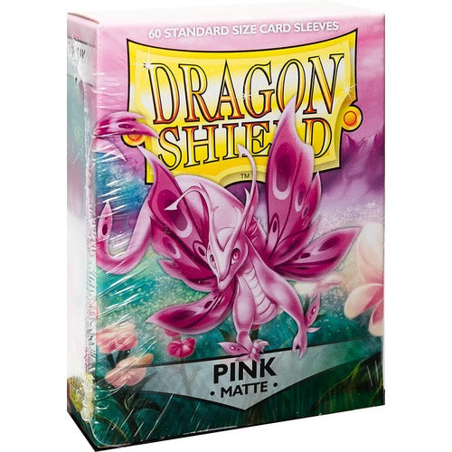Dragon Shield 60 Standard Size Matte Sleeves - Pink
