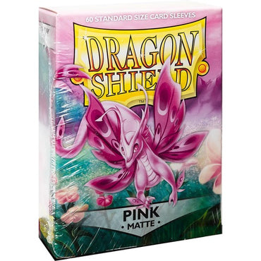 Dragon Shield 60 Standard Size Matte Sleeves - Pink