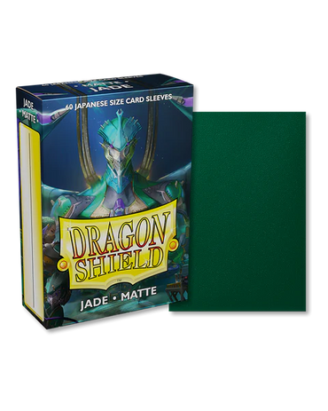 Dragon Shield Japanese Size Matte Sleeves - Jade (60)