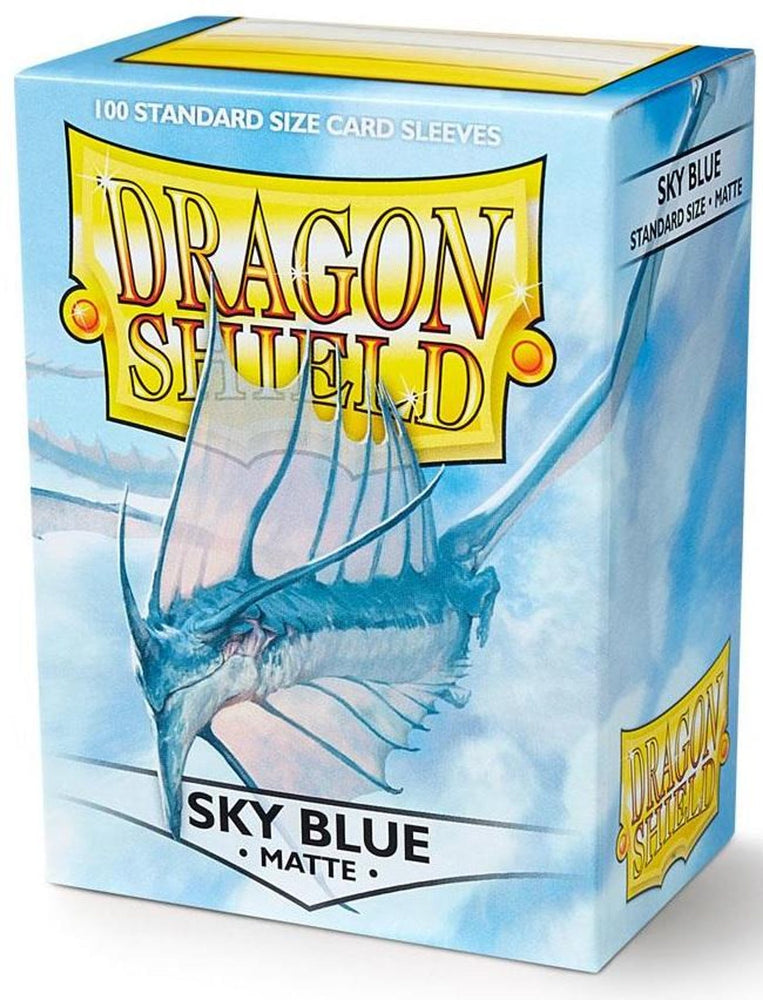 Dragon Shield 100 Standard Matte Sleeves - Sky Blue