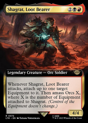 Shagrat, Loot Bearer (Extended Art) [The Lord of the Rings: Tales of Middle-Earth]