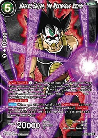 Masked Saiyan, the Mysterious Warrior (EX02-02) [Dark Demon's Villains]