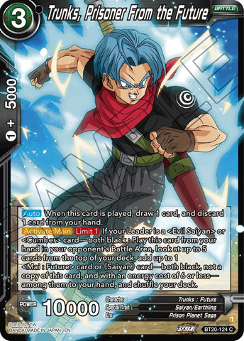 Trunks, Prisoner From the Future (BT20-124) [Power Absorbed]