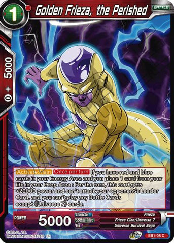 Golden Frieza, the Perished (EB1-08) [Battle Evolution Booster]