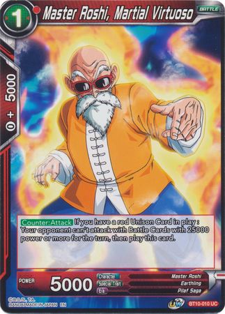 Master Roshi, Martial Virtuoso (BT10-010) [Rise of the Unison Warrior]