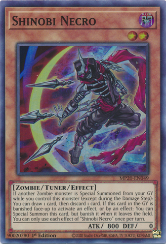 Shinobi Necro [MP20-EN049] Super Rare