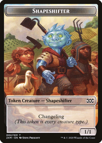 Myr (007) // Shapeshifter Double-Sided Token [Double Masters Tokens]