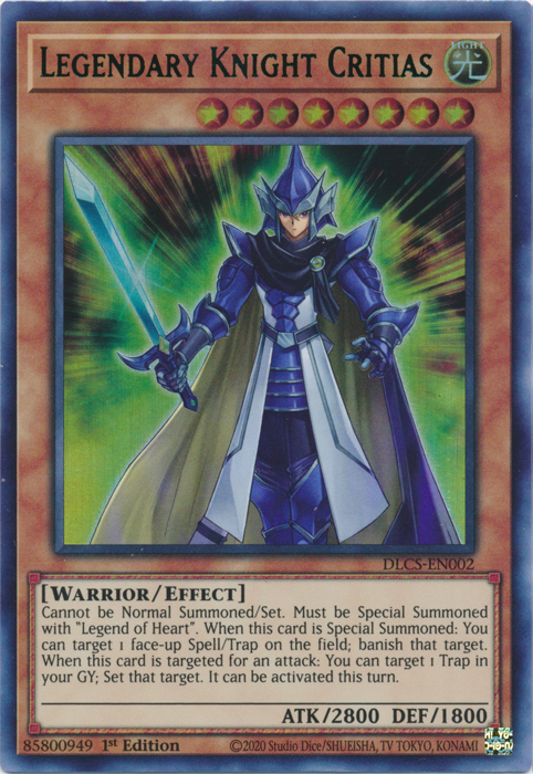 Legendary Knight Critias (Green) [DLCS-EN002] Ultra Rare