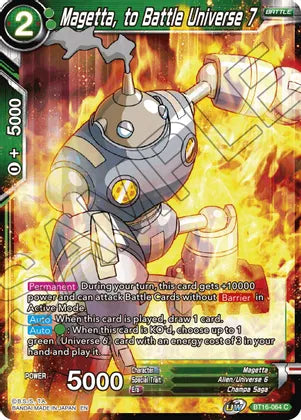 Magetta, to Battle Universe 7 (BT16-064) [Realm of the Gods]