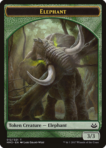 Elephant Token [Modern Masters 2017 Tokens]