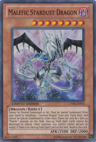 Malefic Stardust Dragon [CT08-EN014] Super Rare