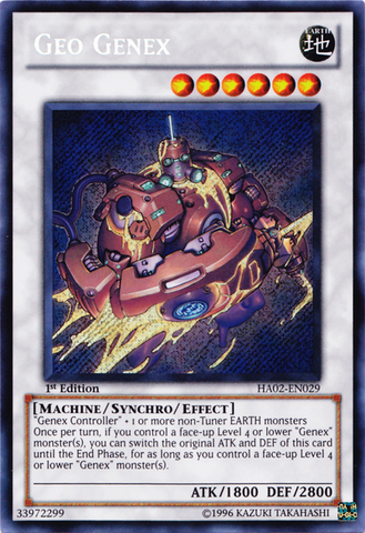 Geo Genex [HA02-EN029] Secret Rare