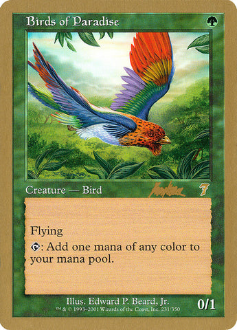 Birds of Paradise (Brian Kibler) [World Championship Decks 2002]