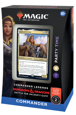 MTG D&D Battle for Baldurs Gate Commander Legends Deck Party Time