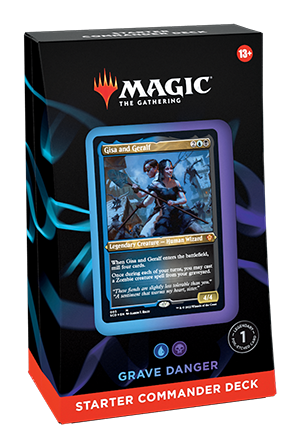 Magic the Gathering : Evergreen Starter Commander Decks 2022 Grave Danger (Blue-Black)