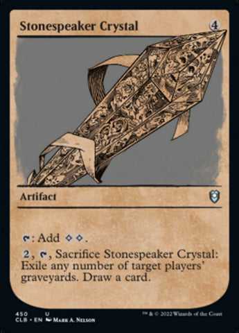 Stonespeaker Crystal (Showcase) [Commander Legends: Battle for Baldur's Gate]