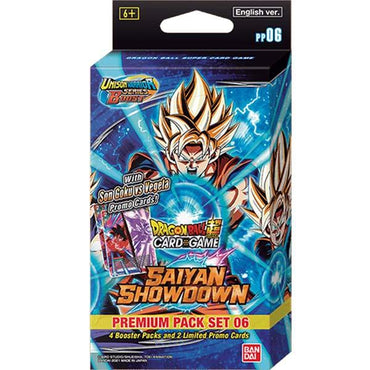 Dragon Ball Super CG: Unison Warrior Premium Pack Set 06 Saiyan Showdown (PP06)