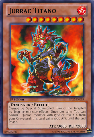 Jurrac Titano [BP02-EN089] Rare