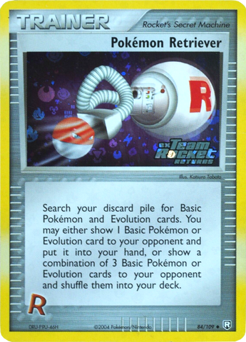 Pokemon Retriever (84/109) (Stamped) [EX: Team Rocket Returns]