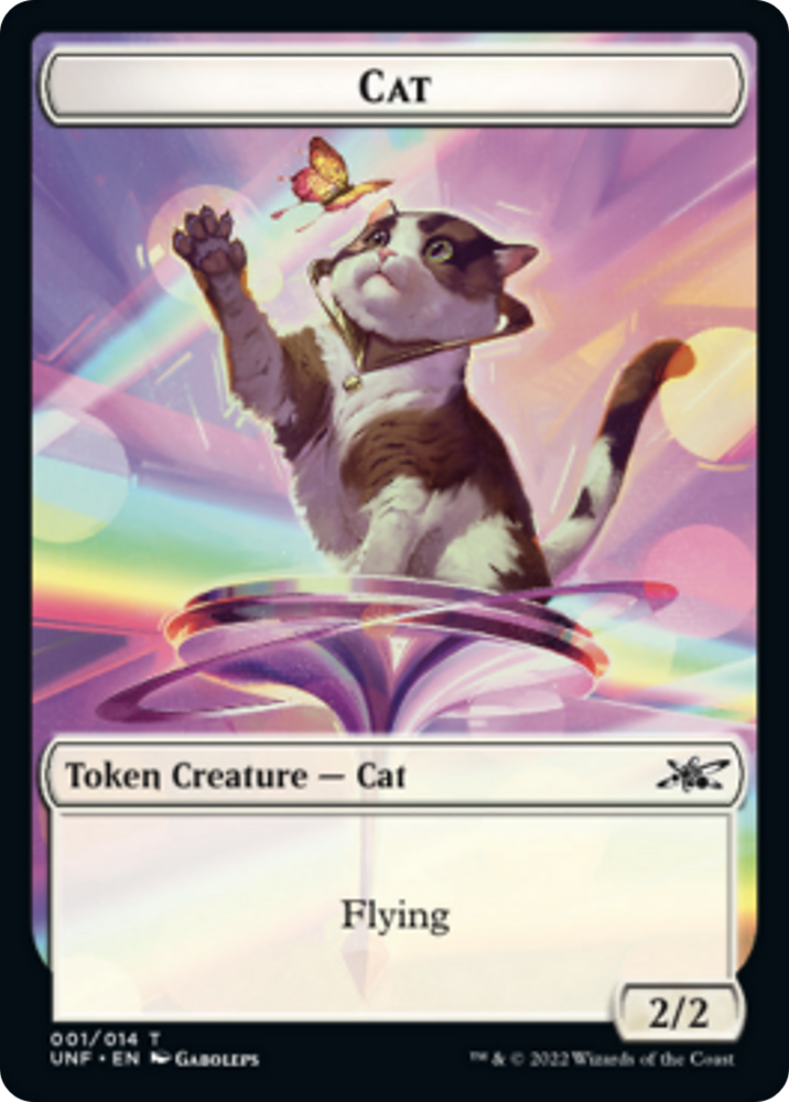 Cat // Food (11) Double-Sided Token [Unfinity Tokens]