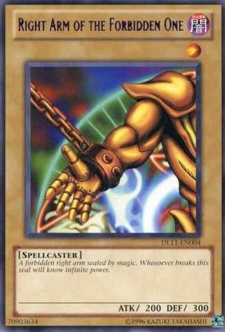 Right Arm of the Forbidden One (Purple) [DL11-EN004] Rare